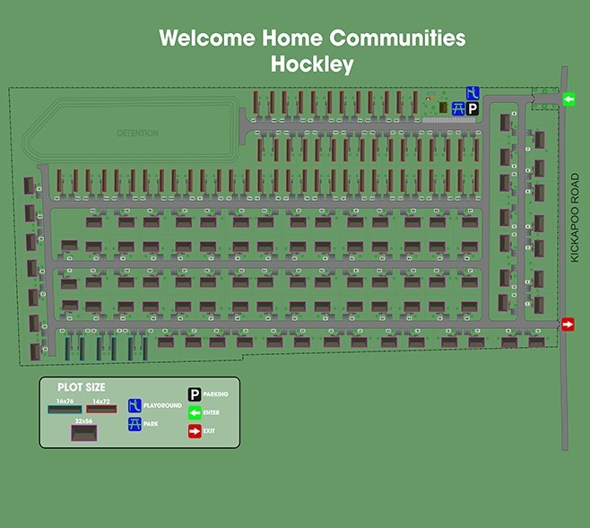 Hockley Mobile Home Community - 27643 Kickapoo Rd, Hockley, TX 77447 - Sitemap